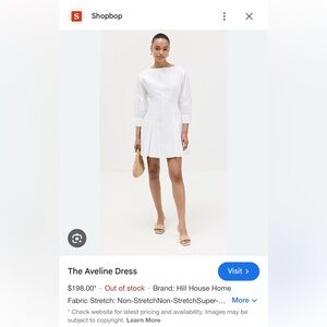 Hill House The Aveline Dress in White